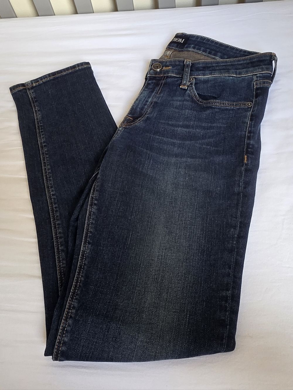 Strom Dark Blue Denim Womens Slim Fit Skinny Jeans Size 29